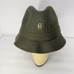 Conte Of Florence Bucket Hat Men Size 57 Cloche Wool Gore Tex Italy Green Sample